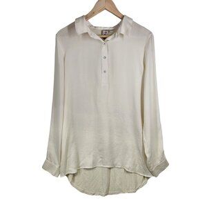 Anthropologie‎ Dolan Left Coast Size M Long Sleeve Collared Blouse Long Sleeve